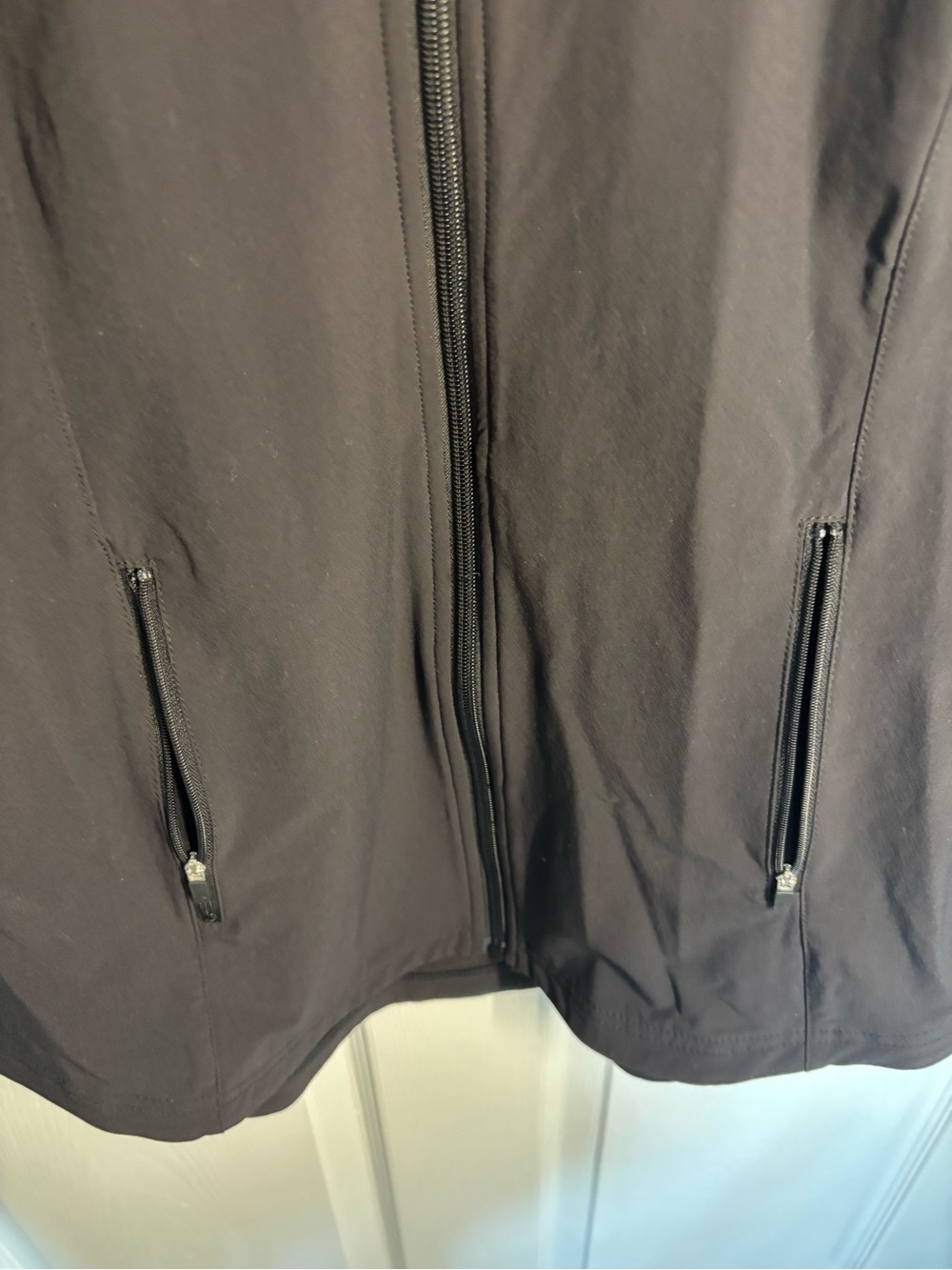 Jofit Black Convertible Golf Jacket Vest Zip-Off Sleeves Magnetic Trim M - Picture 5 of 15
